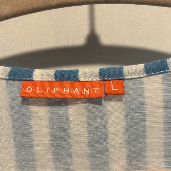 OLIPHANT Colorblock stripe midi dress - Picture 2 of 9